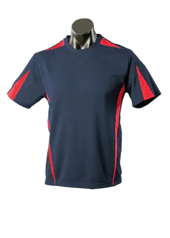 Aussie Pacific Men's Eureka Tees 1204 Casual Wear Aussie Pacific Navy/Red S